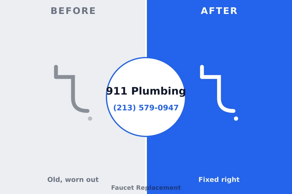 Before and after: plumbing company Dearborn Heights, MI